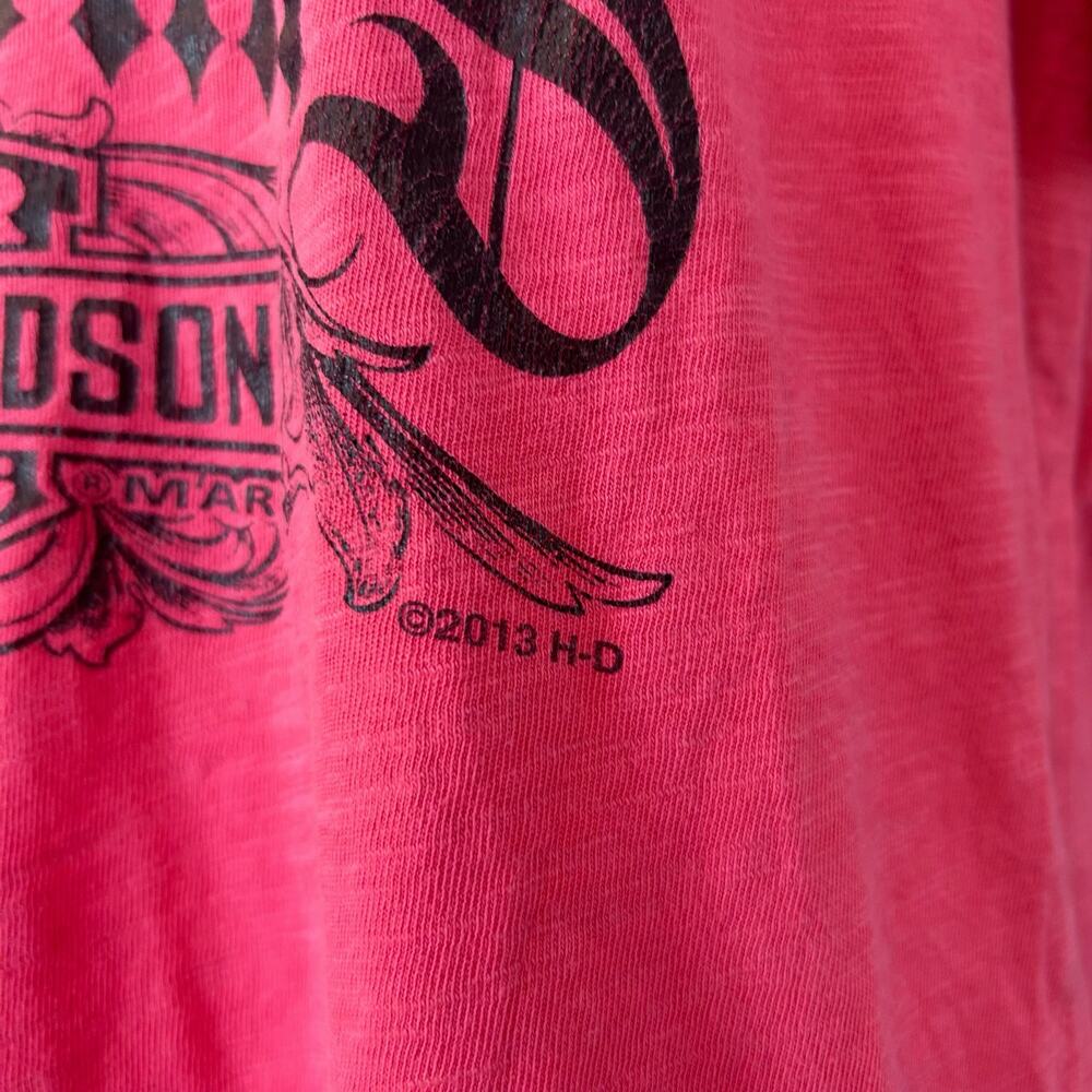 Harley Davidson Black Hills Pink Graphic Tee Sz XL - Picture 9 of 13